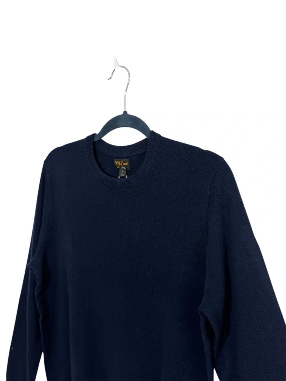 NWT J. Crew Men's Cashmere Sweater in Navy Size M